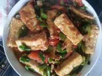 红烩虎皮豆腐