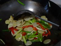 青蒜炒豆饼