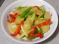青蒜炒豆饼