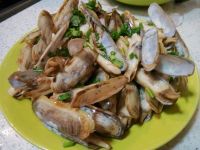 葱油蛏子