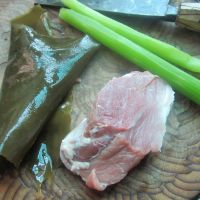 莴笋海带炒肉