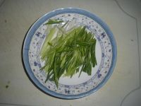 青蒜炒绿豆芽