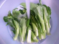 培根炒菜心
