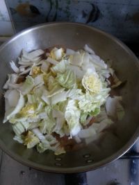 白菜炖鸡块