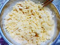 玉米面烫面菜团子