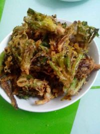 油炸菠菜根