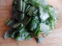 小米菠菜瘦肉粥