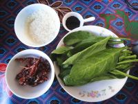 菠菜香肉粥