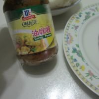 油咖喱腊肠蒜炒饭