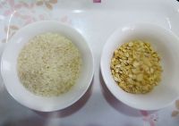 白米麦片粥