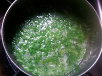 青菜瘦肉粥