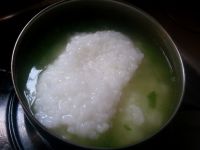 青菜瘦肉粥