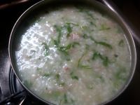 青菜瘦肉粥