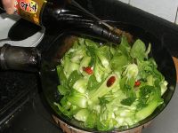 蚝油炒油菜