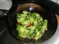 蚝油炒油菜