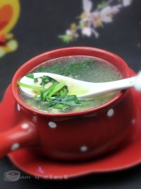 菠菜肉片汤