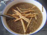 小米粥泡馓子