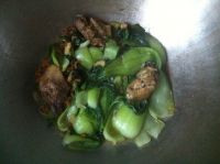 鸡翅虾米炒油菜
