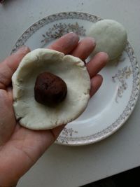 酥脆地瓜饼