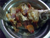 腊肉蒸罗非鱼