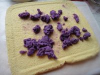 抹茶紫薯蛋糕卷