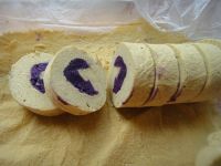 抹茶紫薯蛋糕卷