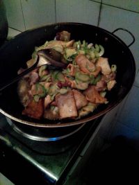 三月瓜炒嫩豆腐