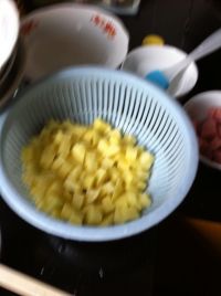 土豆炒火腿