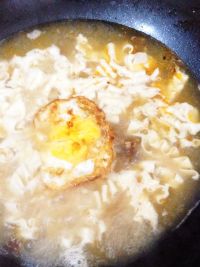 青菜鸡蛋面