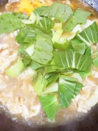 青菜鸡蛋面