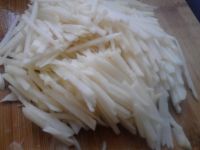 里脊肉炒三丝