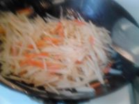 里脊肉炒三丝