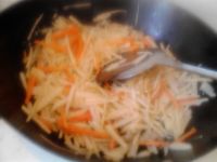 里脊肉炒三丝