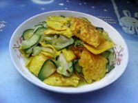 西葫芦炒鸭蛋