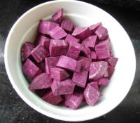 紫薯花生西米露