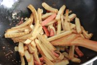 五香豆干炒豆角