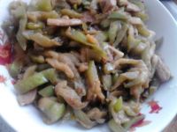 酱味茄丝炒肉