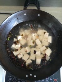 豆腐炖小白菜