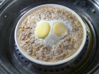 鸡蛋杏鲍菇蒸肉末