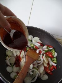韩式香辣炒鸡肉
