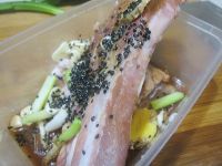 黑芝麻孜然烤排骨