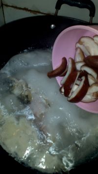 香菇鲫鱼汤粥