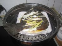 清蒸偏口鱼尾