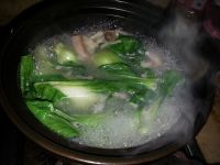 粉肠青菜汤
