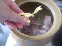 野猪肉菜干汤