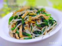 豆干韭菜炒豆芽