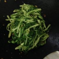 黄豆酱炒通菜