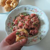 猪肉茶香酿豆腐