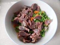 豆角拌鸭珍