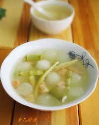 干贝扁尖笋冬瓜汤